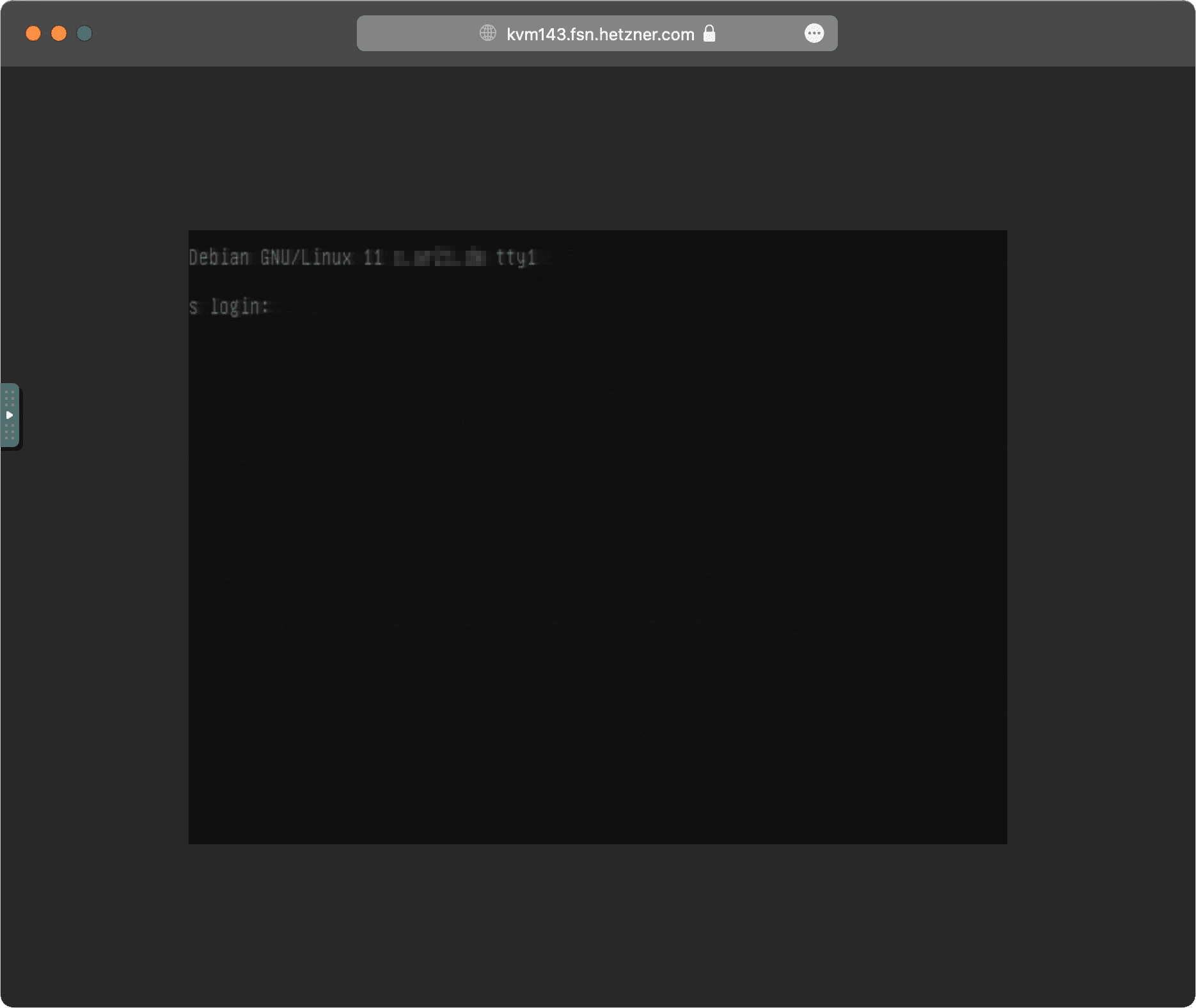 KVM Console Hetzner Docs