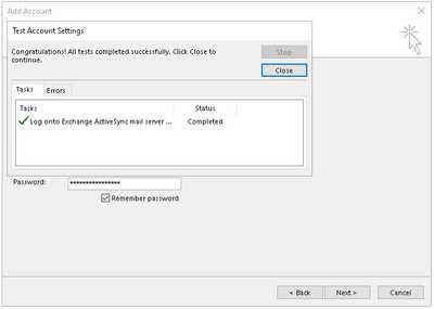 Outlook activesync exchange 2013 настройка