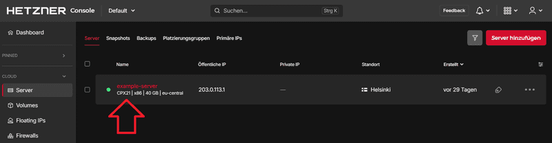 select-server