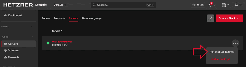 backup-manually