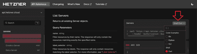 Using the API - Hetzner Docs