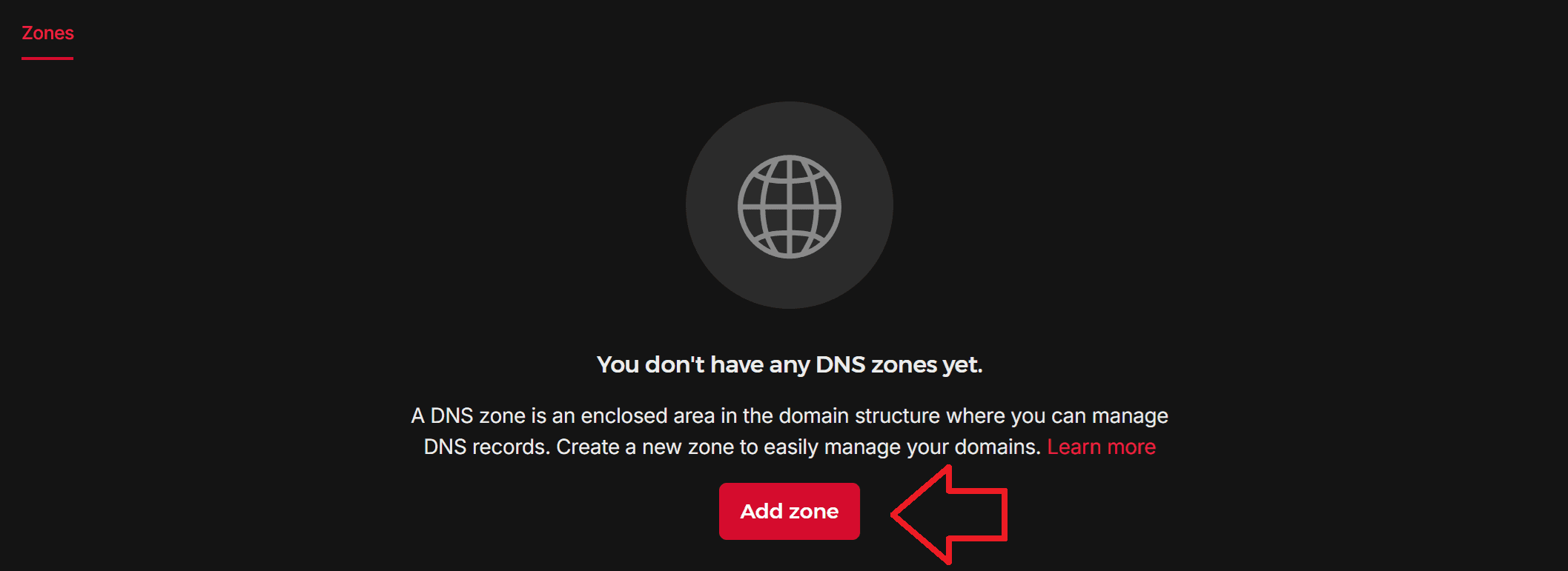 Creating a zone - Hetzner Docs