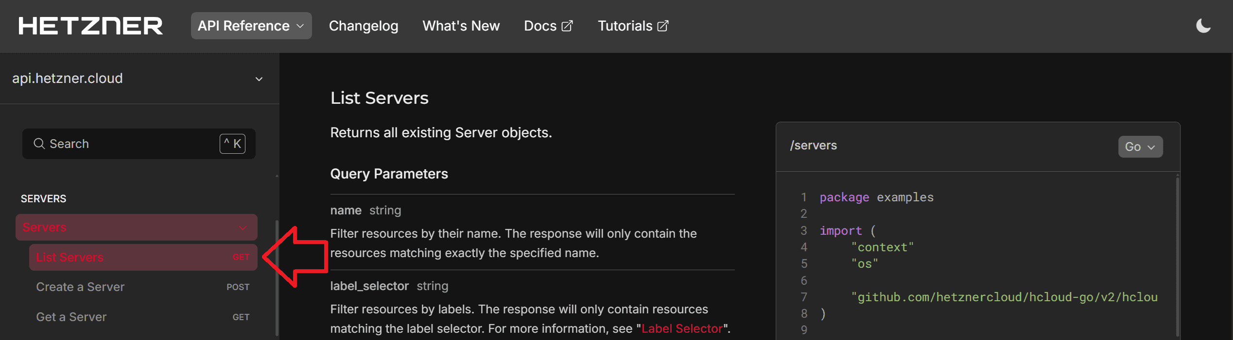 Using the API - Hetzner Docs