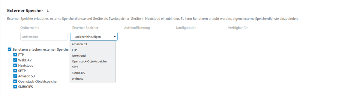 Einbinden externer Speicher - Hetzner Docs