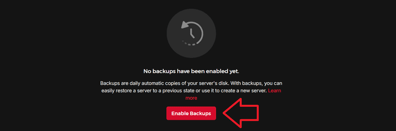 enable-backup