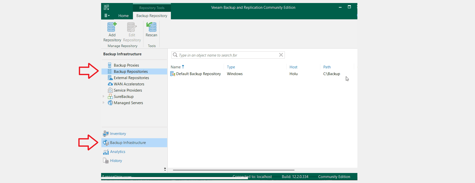 Veeam einrichten - Hetzner Docs