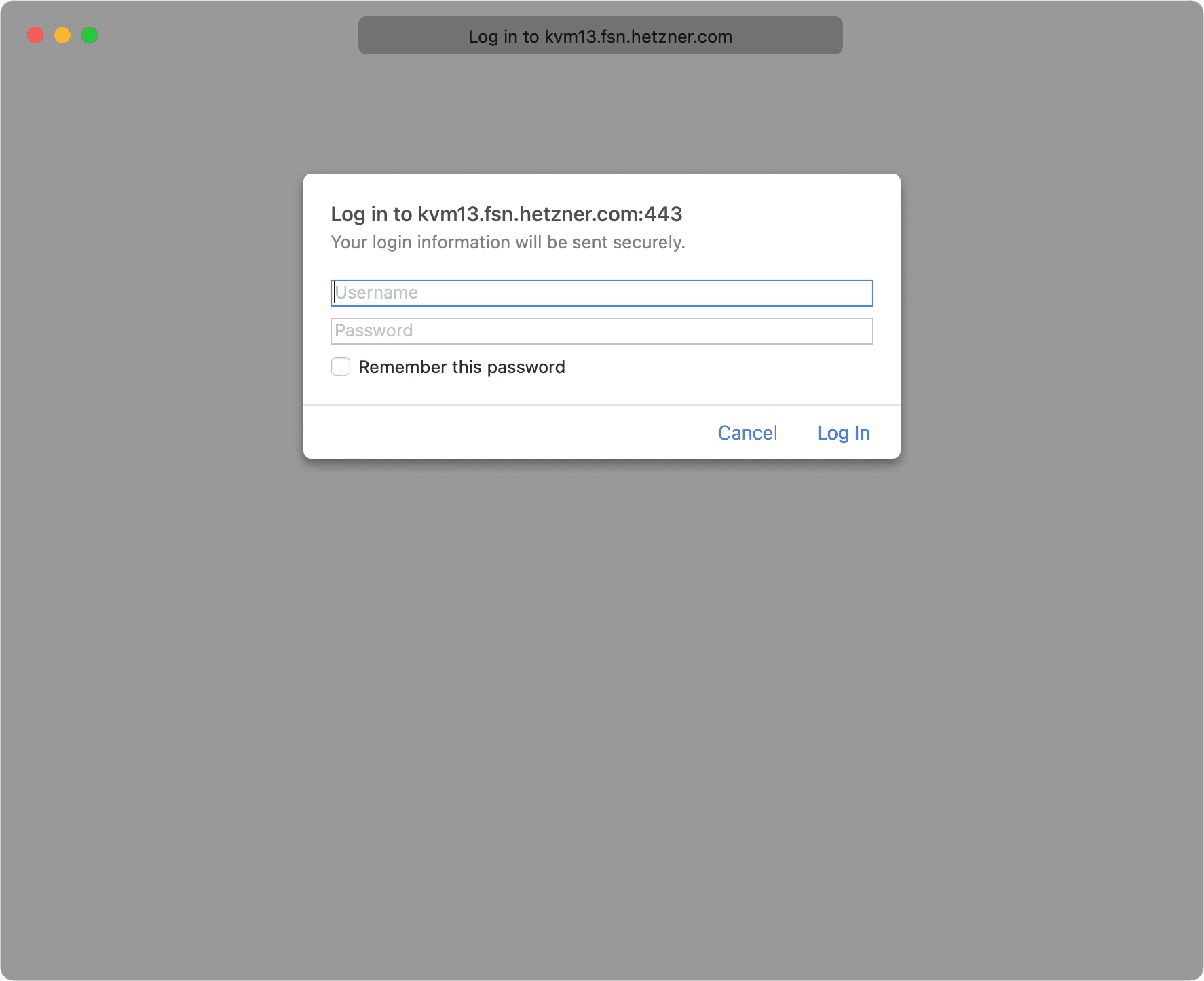 KVM Console Hetzner Docs