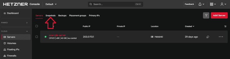 add-snapshot