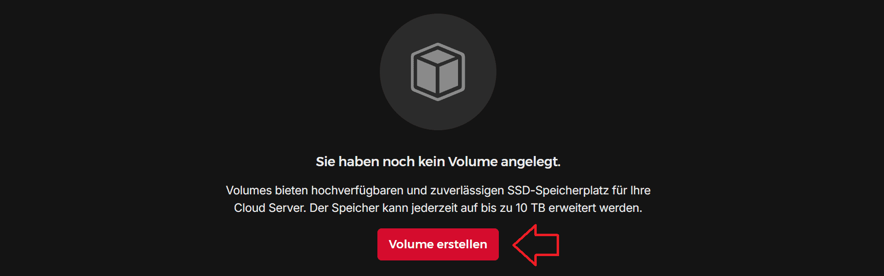 Volume erstellen - Hetzner Docs