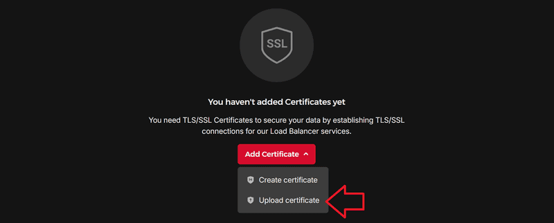 add certificate