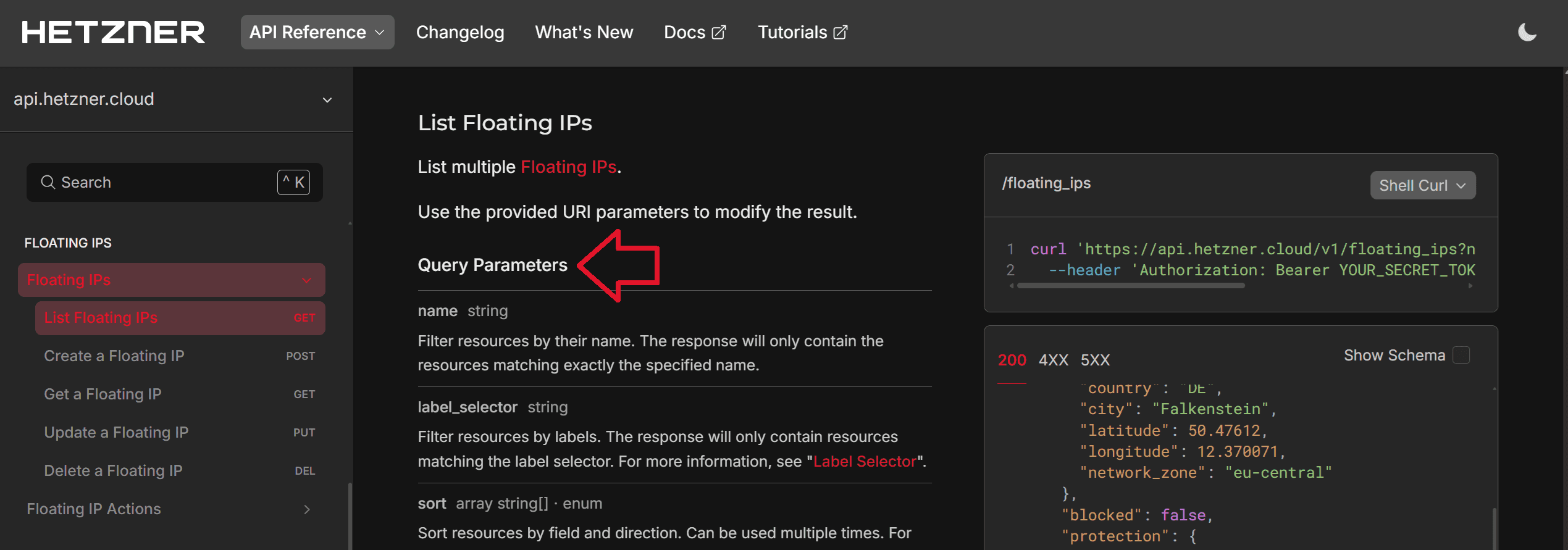 Using the API - Hetzner Docs