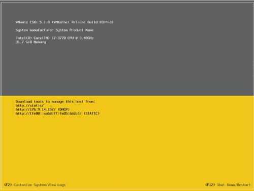 ESXi-installed